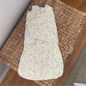 HALO 100% Cotton Sleepsack Swaddle, 3-Way Adjustable Wearable Blanket, 3-6 Month